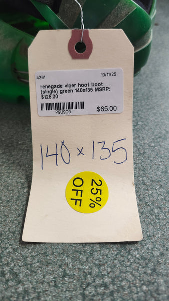 140x135 Renegade Viper Hoof Boot