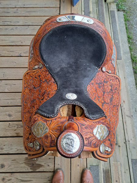 15" Billy Cook Longhorn Western Equitation Show Saddle
