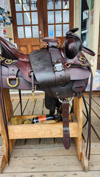 17.5" Tucker High Plains Western Trail Saddle