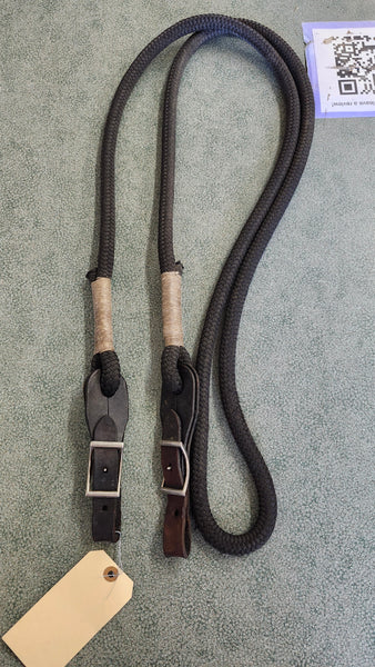 John Lyons Loop Reins W/ Slobber Straps