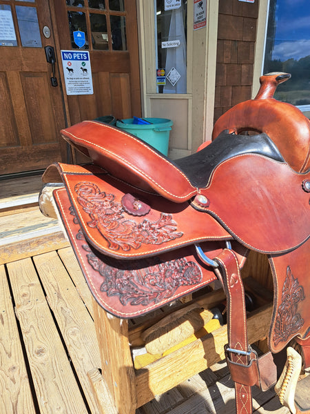 17" Ortho-Flex Western Trail Saddle