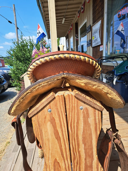 14" Crates Squeak Huber Barrel Racing Saddle
