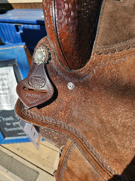 16" Silver Royal Jackpot All Around Roping Saddle