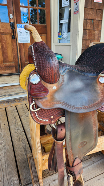 ON TRIAL 14.5" Billy Cook Barrel Saddle 1930