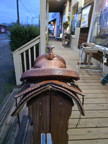 15" Hereford Tex Tan Western Equitation Show Saddle