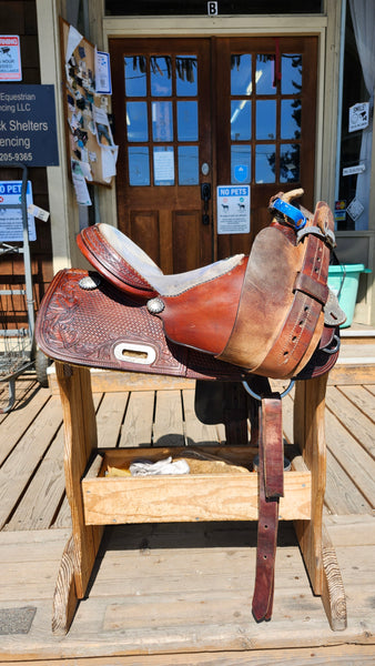 15" Teskey's Barrel Racing Saddle