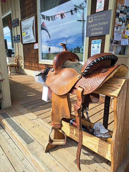 13" Three Forks Merril Barrel Saddle