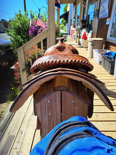 16" Champion Turf Vintage Western Equitation Show Saddle