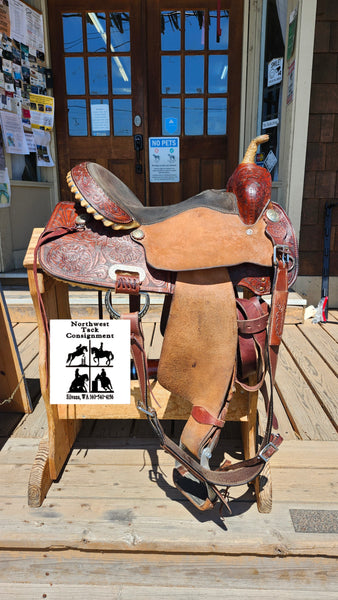 15" Rico Barrel Racing Saddle