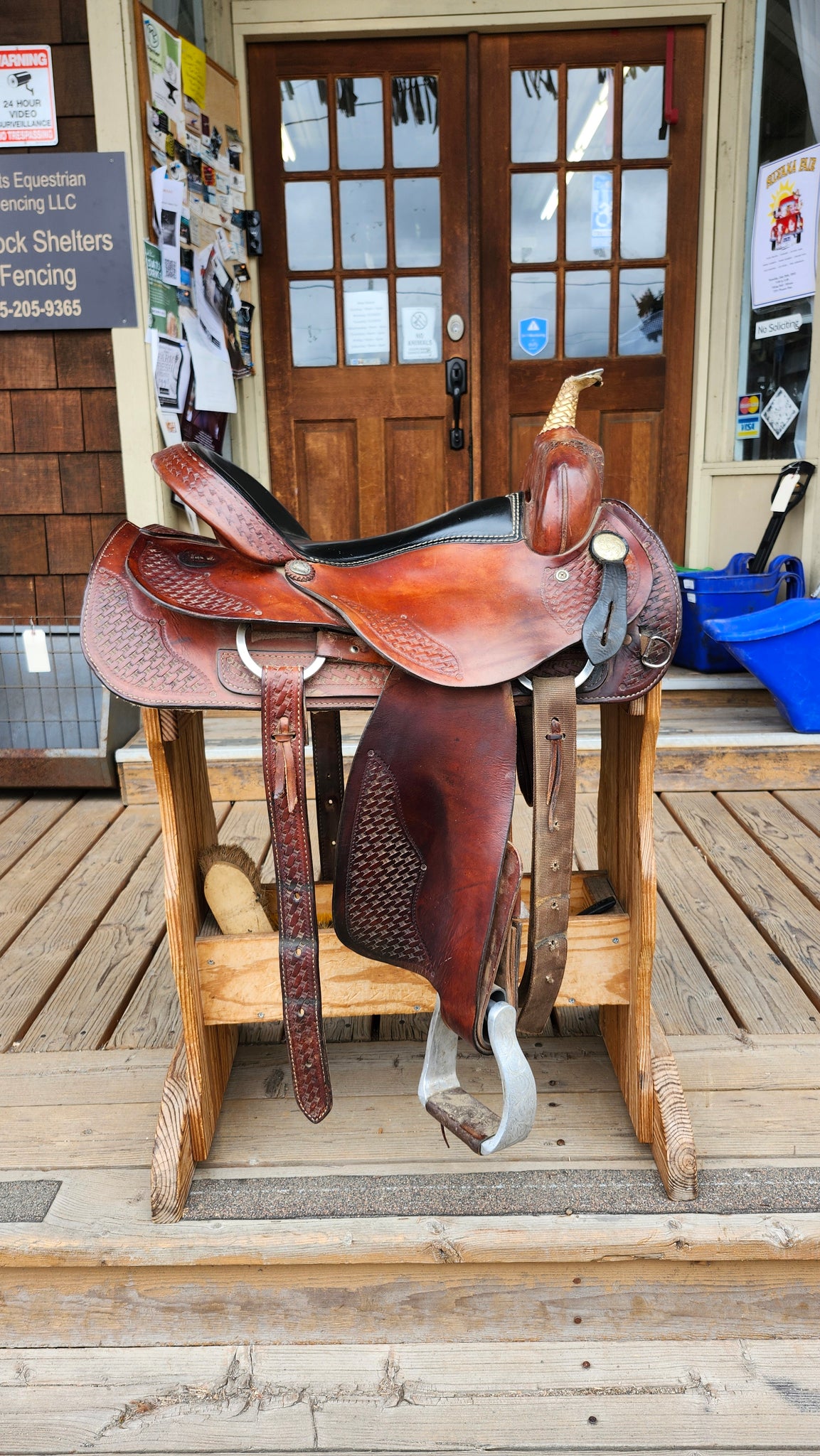 16.5" Diamond Barrel Saddle