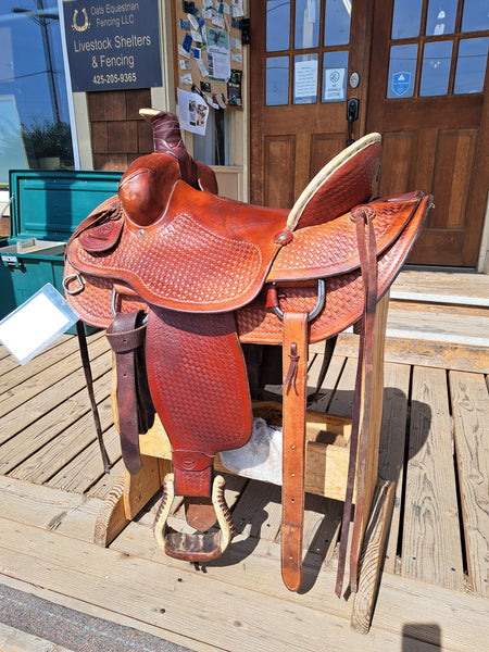 16" Colorado Saddlery Mile High western ranch trail saddle