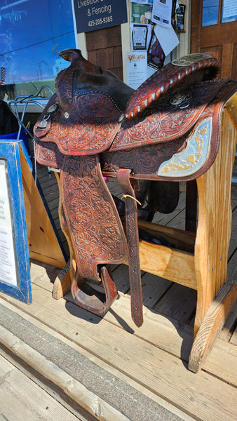 15" Vintage Circle Y Equitation Saddle
