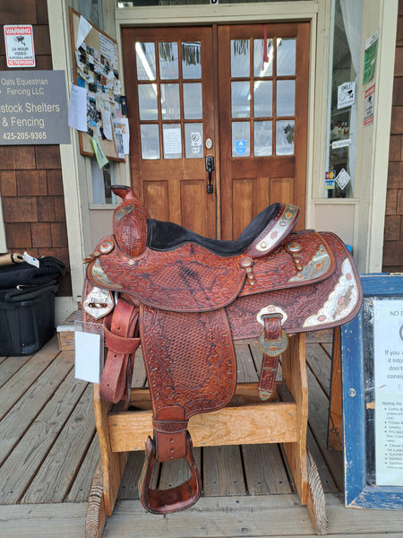 15" Big Horn Equitation Saddle Set