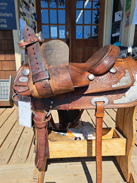 15" Crates Western Equitation Show Saddle