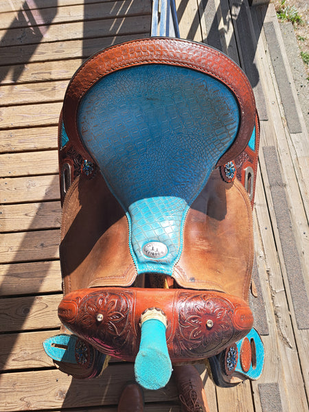 15" Double T Barrel Saddle