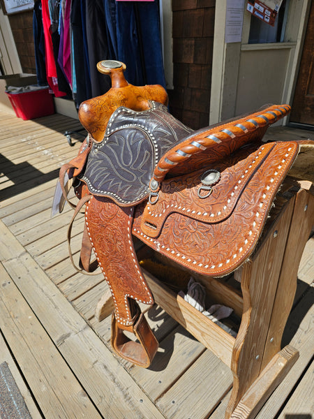 15.5 Simco Western Pleasure Saddle