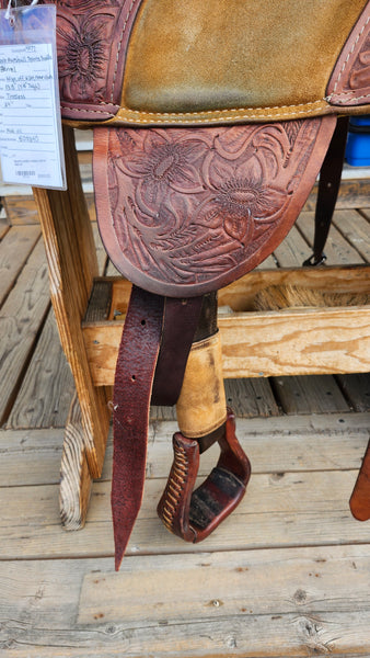 13.5" Sport Saddle Bob Marshall Treeless Barrel Saddle