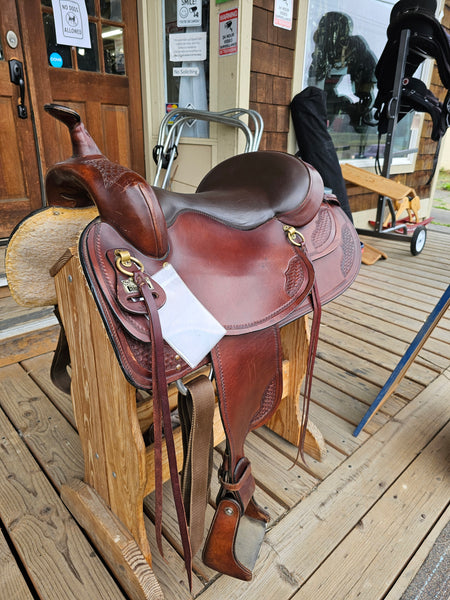 17.5" Big Horn Draft Horse Saddle