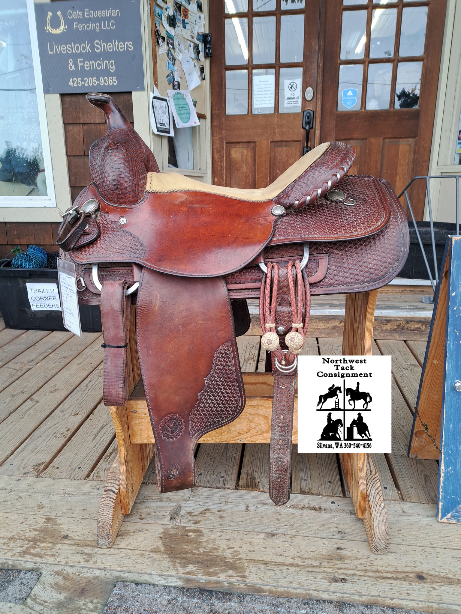 16" Circle Y Cutting Saddle