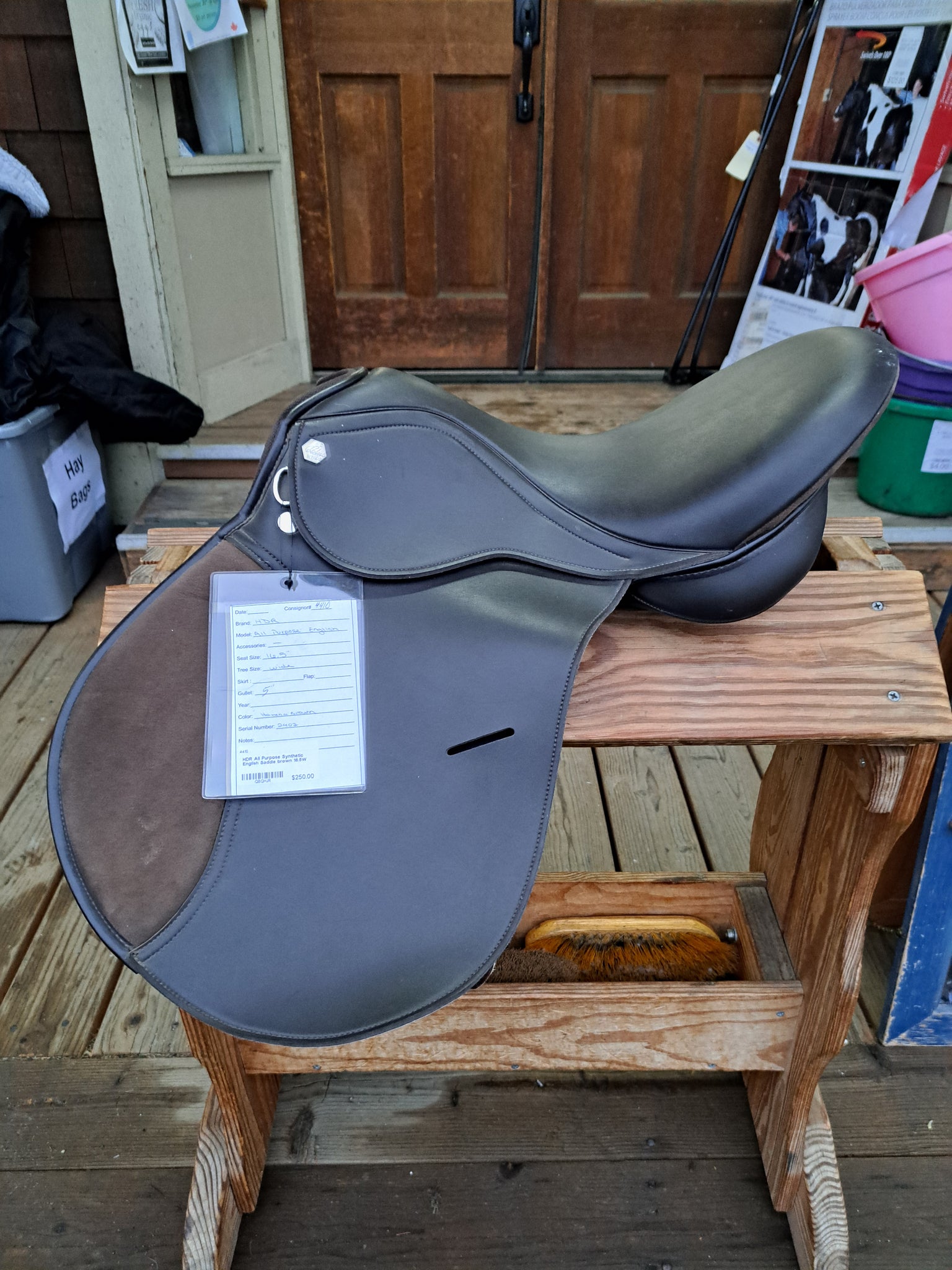 16.5" HDR All Purpose English Saddle