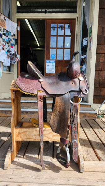 14.5" Maverick by Longhorn Barrel Racing Saddle