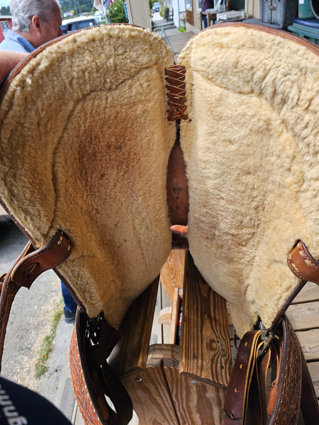 15" Vintage Hereford Tex Tan Western Equitation Saddle