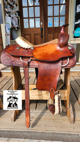 16" Billy Cook Roper Western Saddle