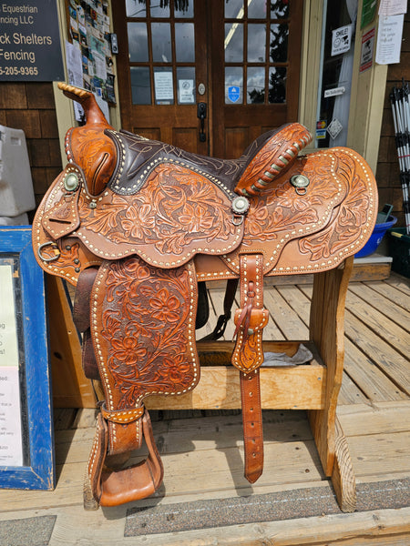 15" Vintage Hereford Tex Tan Western Equitation Saddle
