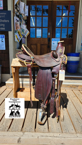 17" Allegany Mountain Saddlery Weatherly Wade Custom Saddle