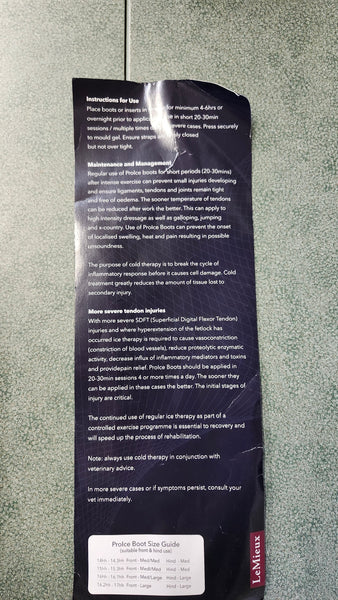 Large LeMieux ProIce Boots