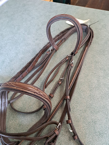 Val Du Boise Monocrown Jump Bridle - WB