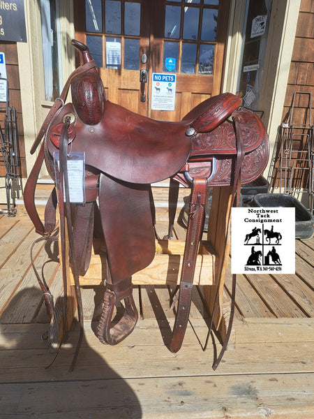 16" Rocking R Cutting Saddle