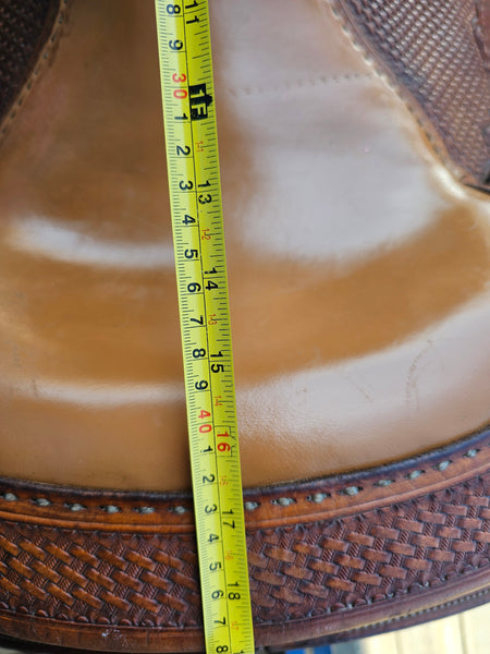 16.5" Bob's Custom Saddles Jordan Larson Reining Saddle