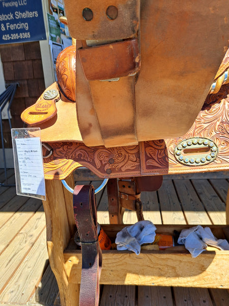 14" Alamo Barrel Saddle