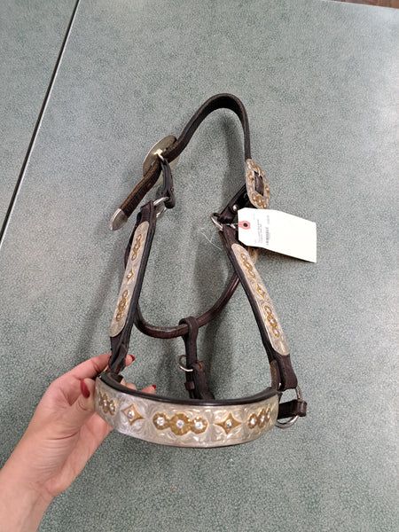 Tory Leather Silver Show Halter
