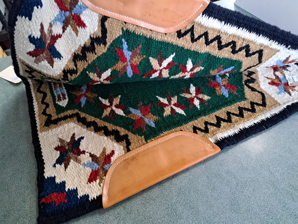 Yucca Flats Saddle Blanket w/ Wear Leathers