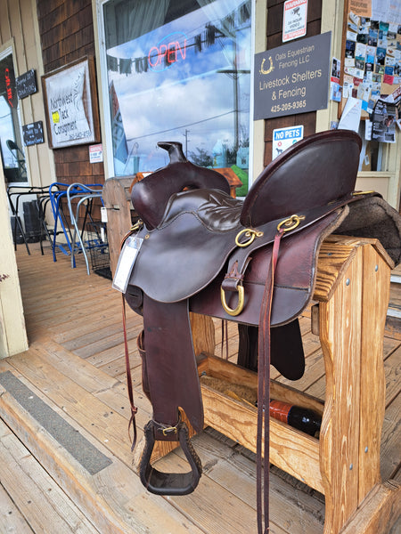 16.5" Tucker High Plains Western Trail Saddle