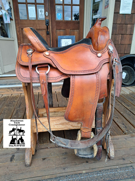 16" Ortho-flex Range Roper Ranch Saddle