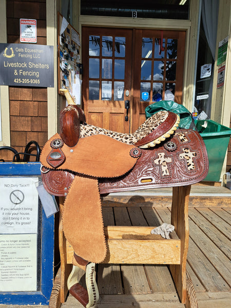 16" Tahoe Tack Barrel Racing Saddle