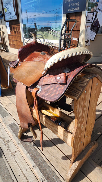 14.5" Billy Cook Barrel Saddle