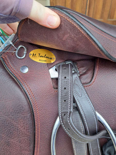17.5" M. Toulouse Annice Close Contact Jumping Saddle
