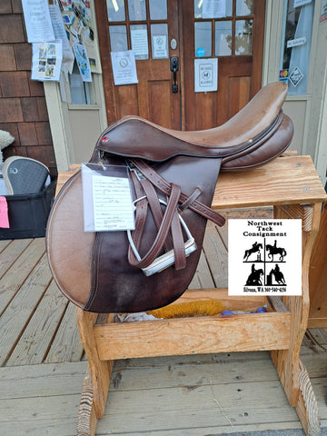 *ON TRIAL* 17" Arabian Saddle Company Elan Close Contact Jump Saddle