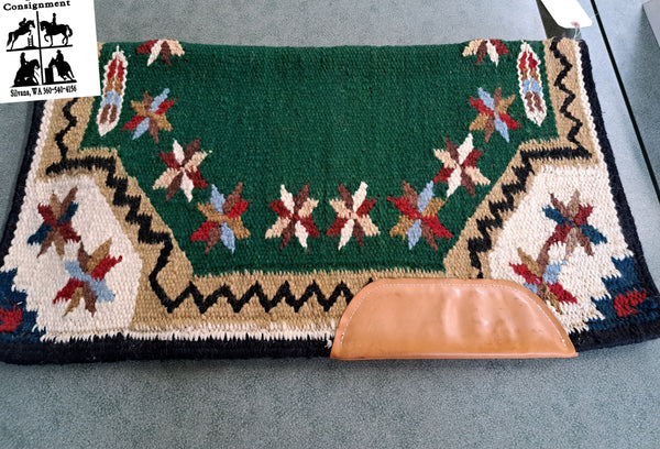 Yucca Flats Saddle Blanket w/ Wear Leathers