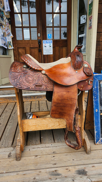 16" Bar M Carson River Reining Saddle