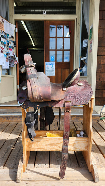 14.5" Maverick by Longhorn Barrel Racing Saddle