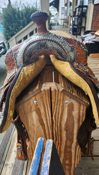 17" Silver Mesa Equitation Saddle