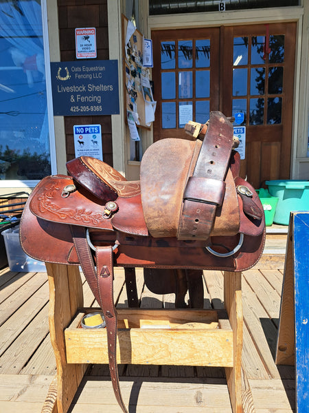 15.5" Simco Roping Saddle
