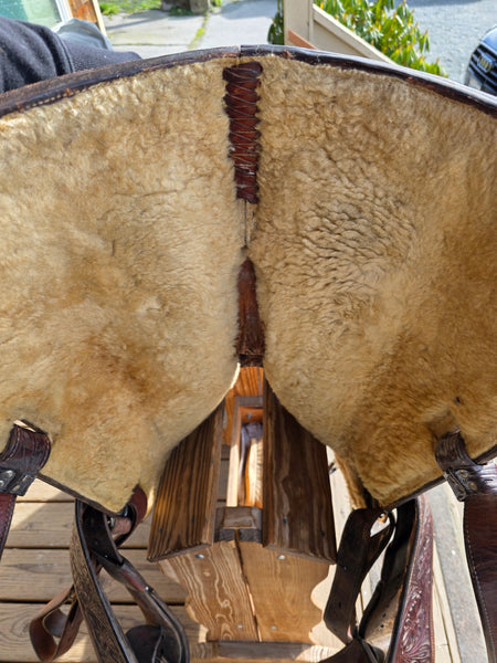 15" Victor Supreme Western Equitation Show Saddle