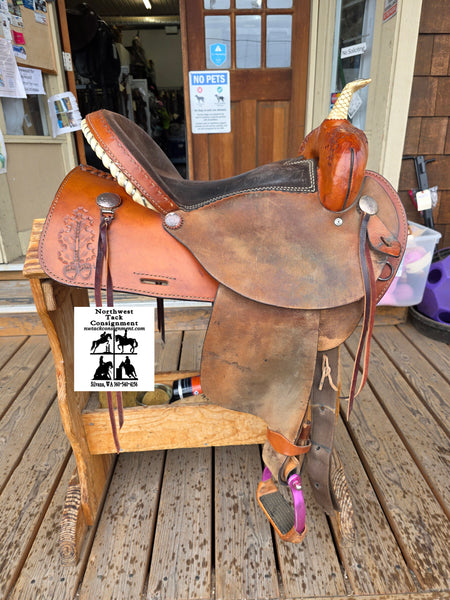 16" Ruff's Saddle Shop Barrel Saddle
