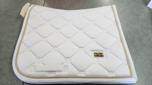 Equestrian Stockholm Dressage pad with Gold Charm